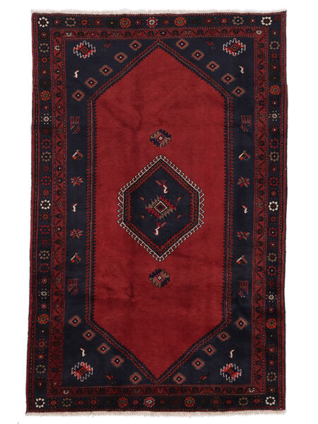  Persian Kelardasht Rug 156X245 Black/Dark Red (Wool, Persia/Iran)