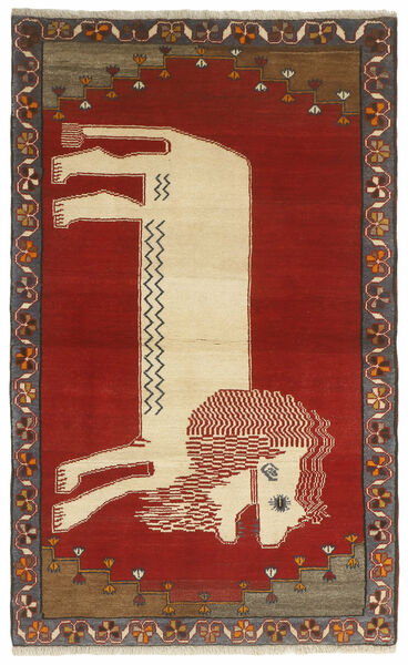  Persisk Ghashghai Old Figur/Bilde Teppe 109X175 Mørk Rød/Brun (Ull, Persia/Iran