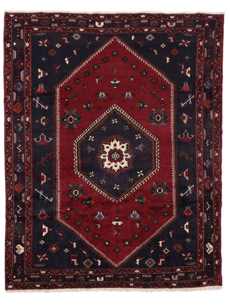  220X280 Klardasht Teppe Svart/Mørk Rød Persia/Iran Carpetvista