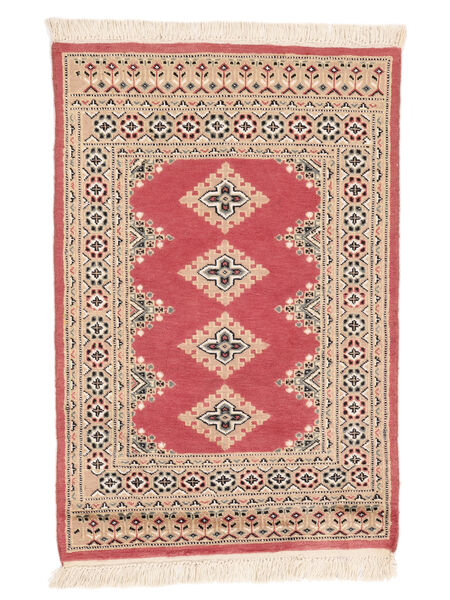 絨毯 パキスタン ブハラ 2Ply 78X116 茶色/ダークレッド (ウール, パキスタン)