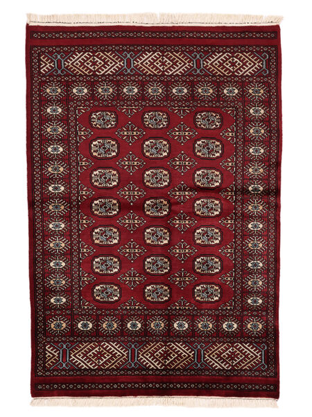 Pakistan Buchara 3Ply Teppich 125X185 Schwarz/Dunkelrot Wolle, Pakistan Carpetvista