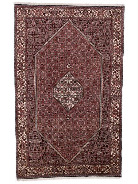 Χαλι Bidjar 198X313 Σκούρο Κόκκινο/Μαύρα (Μαλλί, Περσικά/Ιρανικά)