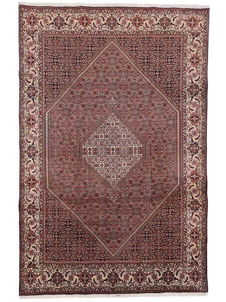 198X301 Tappeto Bidjar Orientale Rosso Scuro/Nero (Lana, Persia/Iran) Carpetvista