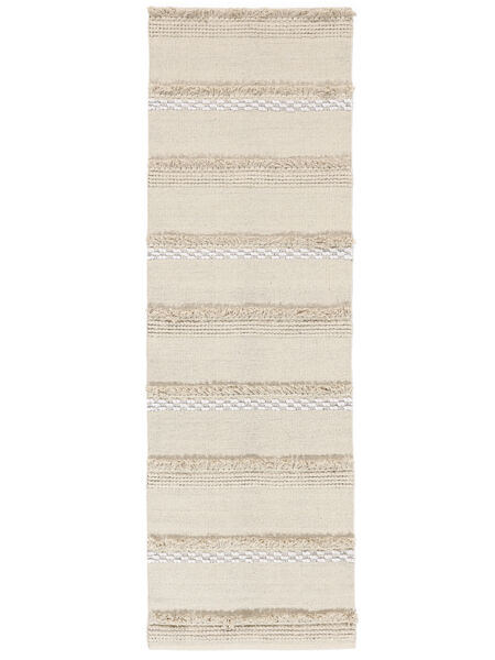 Zassa 80X250 Small Natural White/White Runner Cotton Rug