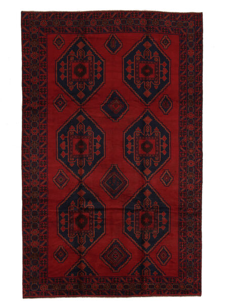 245X390 Baluch Rug Black/Dark Red Afghanistan Carpetvista