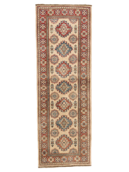  Orientalisk Kazak Fine 65X195 Hallmatta Brun/Orange Ull, Afghanistan Carpetvista