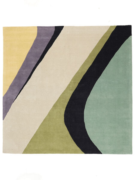  Dynamic Handtufted Rug 250X250 Green/Orange Carpetvista