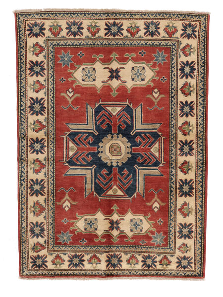 143X205 Tapete Kazak Fine Oriental Castanho/Vermelho Escuro (Lã, Afeganistão) Carpetvista