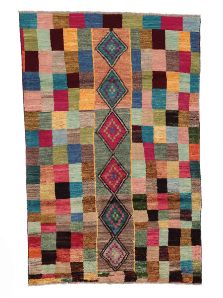 115X177 Χαλι Moroccan Berber - Afghanistan Σύγχρονα Καφέ/Μαύρα (Μαλλί, Αφγανικά) Carpetvista