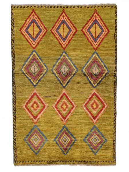 絨毯 Moroccan Berber - Afghanistan 88X133 茶色/オレンジ (ウール, アフガニスタン)