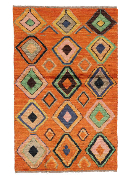  Moroccan Berber - Afghanistan 87X140 Dywan Wełniany Czerwony/Pomarańczowy Mały 