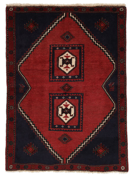 絨毯 クラルダシュト 109X148 ブラック/ダークレッド (ウール, ペルシャ/イラン)