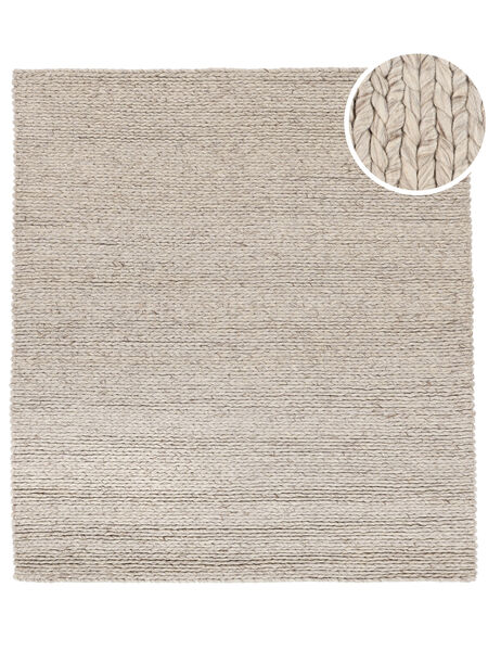  250X250 Shaggy Rug Large Kiruna - Greige Wool