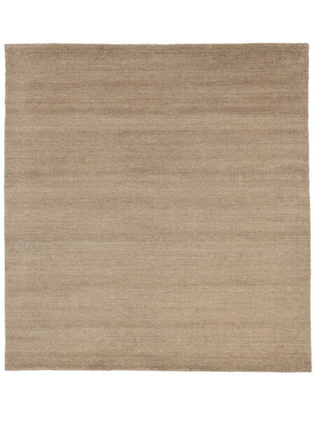 Autumn Harvest 250X250 Large Light Brown Square Wool Rug