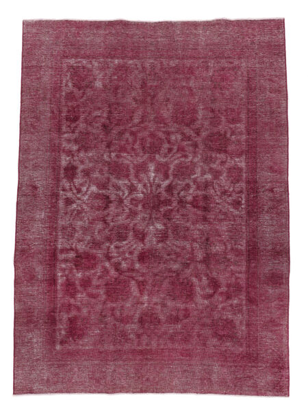 192X268 Colored Vintage Teppich Moderner Dunkelrot (Wolle, Persien/Iran) Carpetvista