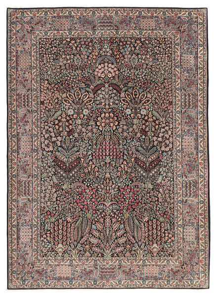  Persischer Kerman Sherkat Farsh Teppich 210X300 Braun/Schwarz (Wolle, Persien/Iran)