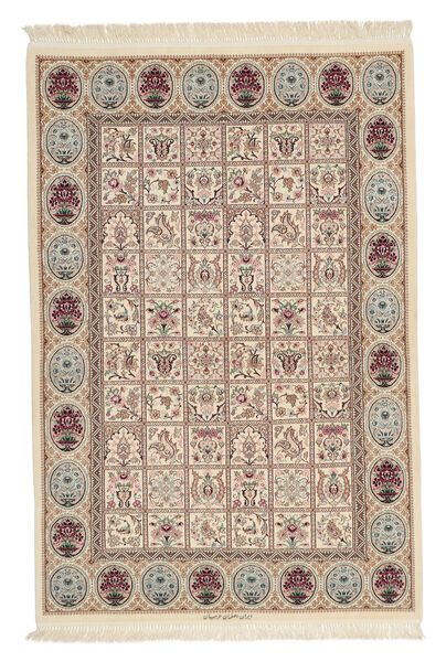 133X194 絨毯 オリエンタル イスファハン 絹の縦糸 (ウール, ペルシャ/イラン)