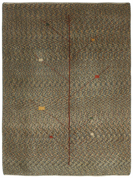 絨毯 ペルシャ ギャッベ Fine 97X127 ブラック/茶色 (ウール, ペルシャ/イラン)