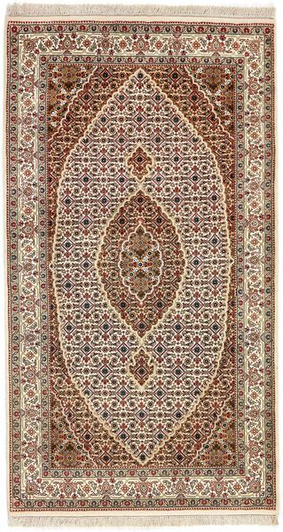90X164 Tapete Tabriz Royal Oriental Castanho/Bege (Lã, Índia)