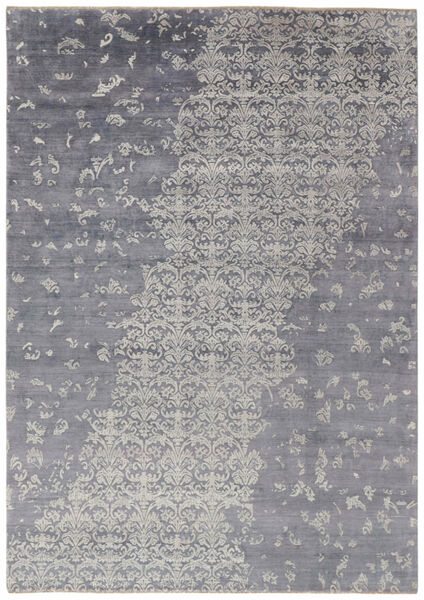 255X358 Tappeto Damask Moderno Grigio Scuro/Grigio Grandi (Lana, India)