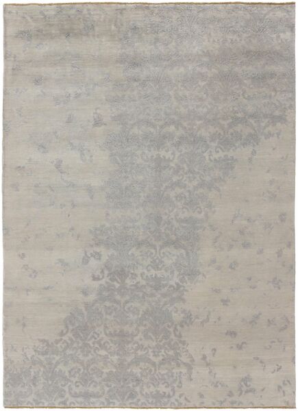 173X242 Damask Matot Matto Moderni Oranssi/Tummankeltainen (Villa, Intia)