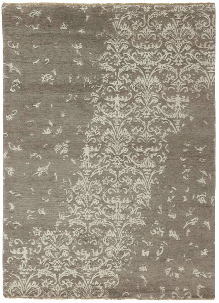 Tappeto Damask 143X200 Marrone/Arancione (Lana, India)