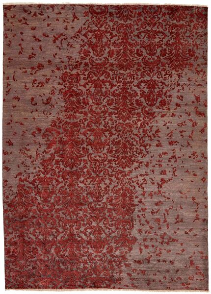  173X240 Abstrato Damask Tapete Lã