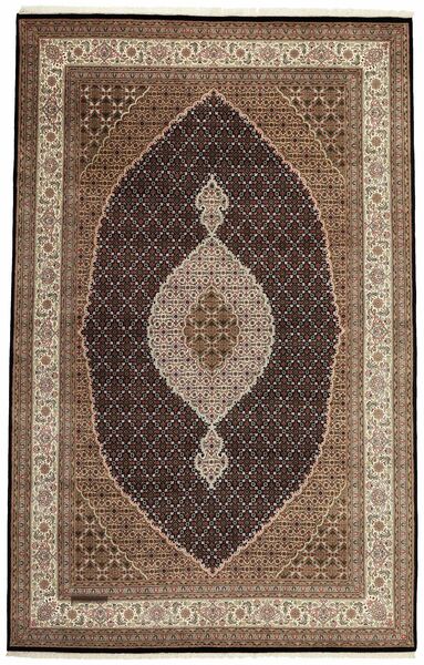 絨毯 タブリーズ Royal 197X308 茶色/ブラック (ウール, インド)