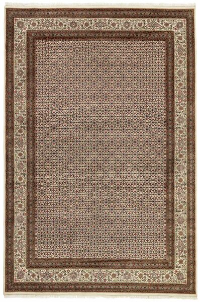  Orientalischer Täbriz Royal Teppich 200X310 Braun/Schwarz Wolle, Indien