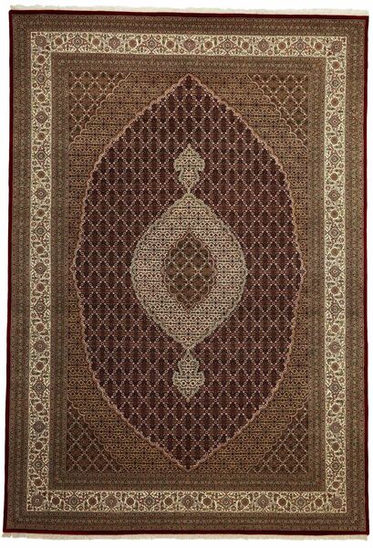 248X357 Tabriz Royal Rug Oriental Black/Brown (Wool, India)