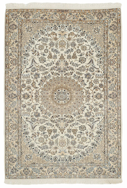  Orientalischer Nain 6 La Teppich 122X179 Orange/Braun Wolle, Persien/Iran