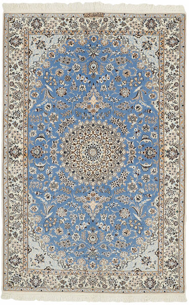 131X198 Nain 6 La Tæppe Orientalsk Mørkeblå/Sort (Uld, Persien/Iran)