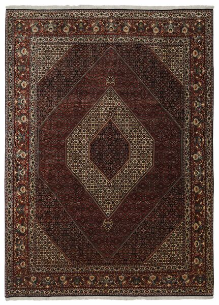  Orientalischer Bidjar Fine Teppich 257X349 Schwarz/Braun Großer Wolle, Persien/Iran