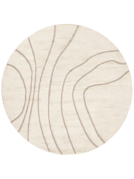 Bahia Ø 240 Large Cream White/Beige Round Rug