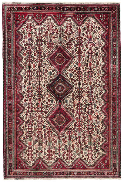 Gabbeh Kashkooli Rug 168X248 Black/Dark Red Wool, Persia/Iran