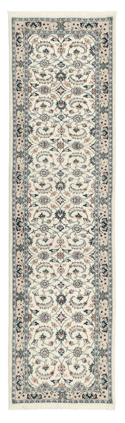  Orientalischer Kashmar Teppich 73X280 Läufer Grau/Gelb Wolle, Persien/Iran
