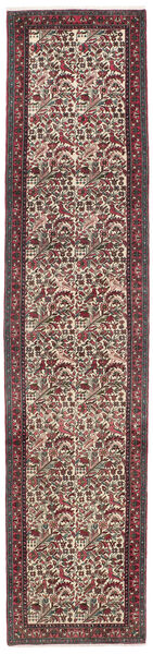 Rudbar Rug Rug 85X400 Runner
 Brown/Dark Red Wool, Persia/Iran