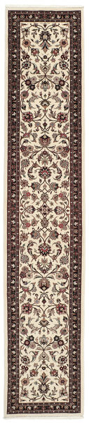 絨毯 オリエンタル マシュハド 76X404 廊下 カーペット 茶色/ブラック (ウール, ペルシャ/イラン)