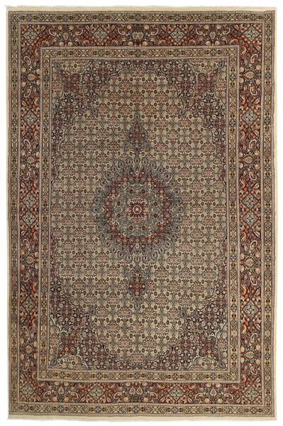  Orientalischer Moud Mahi Teppich 200X302 Braun/Schwarz Wolle, Persien/Iran