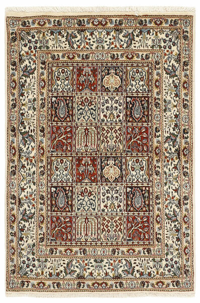 95X143 絨毯 ムード Garden オリエンタル 茶色/ブラック (ウール, ペルシャ/イラン)