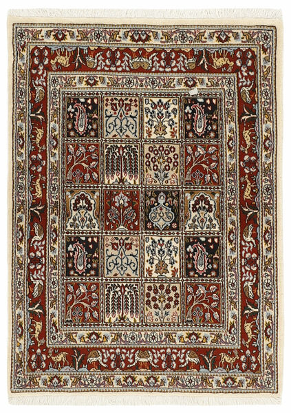 101X135 絨毯 オリエンタル ムード Garden 茶色/ブラック (ウール, ペルシャ/イラン)