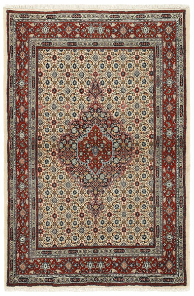  Orientalsk Moud Mahi Teppe 97X146 Brun/Svart Ull, Persia/Iran