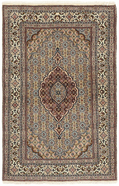  Orientalischer Moud Mahi Teppich 94X148 Braun/Schwarz Wolle, Persien/Iran