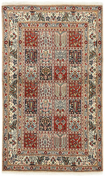 91X150 絨毯 ムード Garden オリエンタル ダークレッド/ブラック (ウール, ペルシャ/イラン)