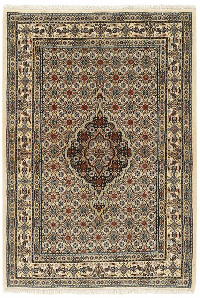  Persischer Moud Mahi Teppich 100X144 Braun/Orange (Wolle, Persien/Iran)