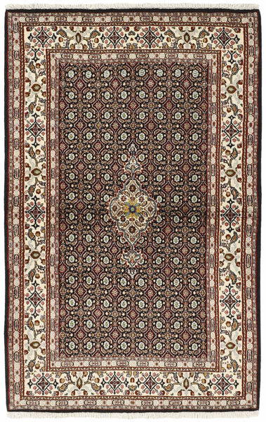 95X155 絨毯 ムード Mahi オリエンタル 茶色/ブラック (ウール, ペルシャ/イラン)