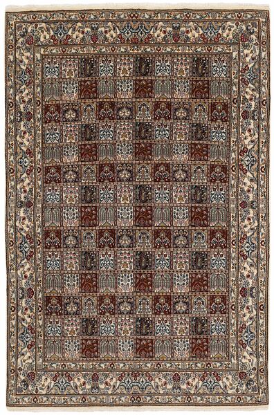 193X290 Moud Garden Teppich Orientalischer Braun/Schwarz (Wolle, Persien/Iran)