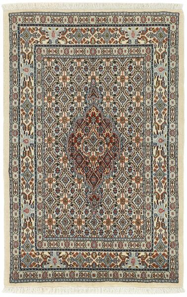 Moud Mahi Teppich 80X121 Braun/Schwarz Wolle, Persien/Iran