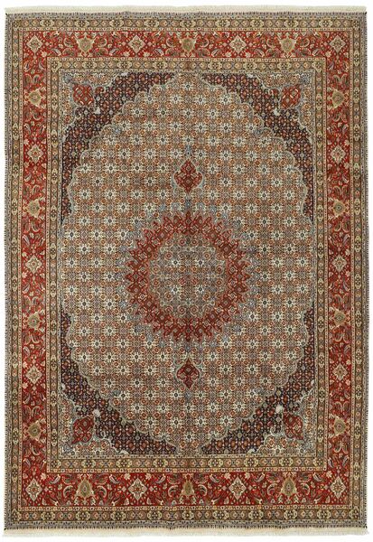  Persischer Moud Mahi Teppich 250X353 Braun/Schwarz Großer (Wolle, Persien/Iran)