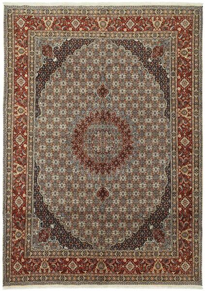  Persischer Moud Mahi Teppich 246X348 Braun/Schwarz (Wolle, Persien/Iran)